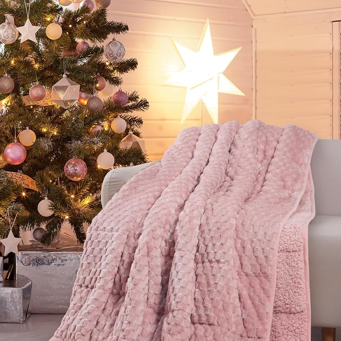 Drewin Weighted Blanket for Adults Queen Size 15lbs, Soft Cozy Turtleback - Image 9