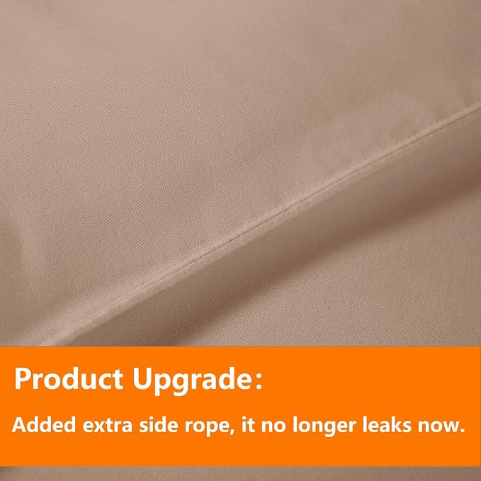 TAIMIT Beige Queen Size Comforter Set - Image 3