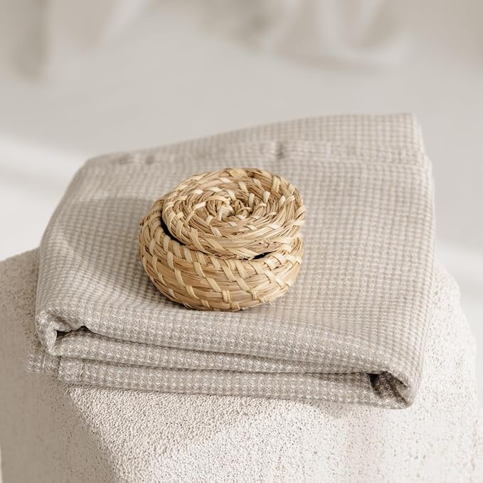 Natural Flax Linen Bath Towel - Image 8