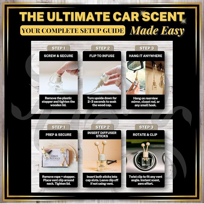 Urban Naturals Car Air Freshener Diffuser 1 Pack - Image 6