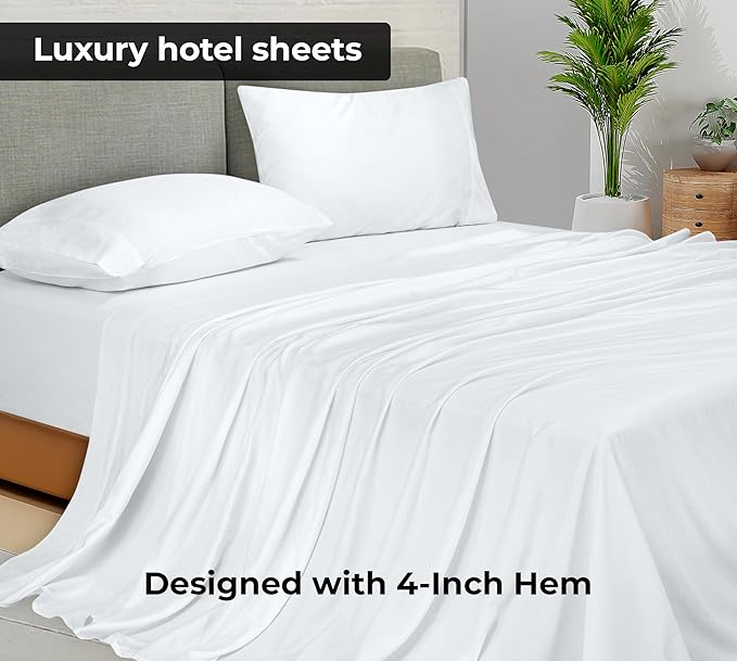 Royale Linens Full Flat Sheet - Image 2