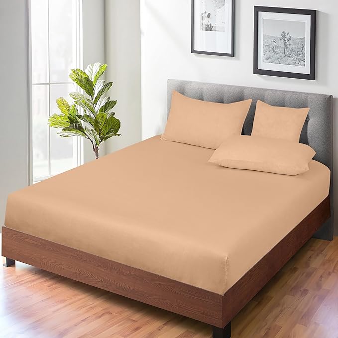 ROYALE LINENS 300 Thread Count 100% Long Staple Combed Cotton Fitted Sheet - Image 6