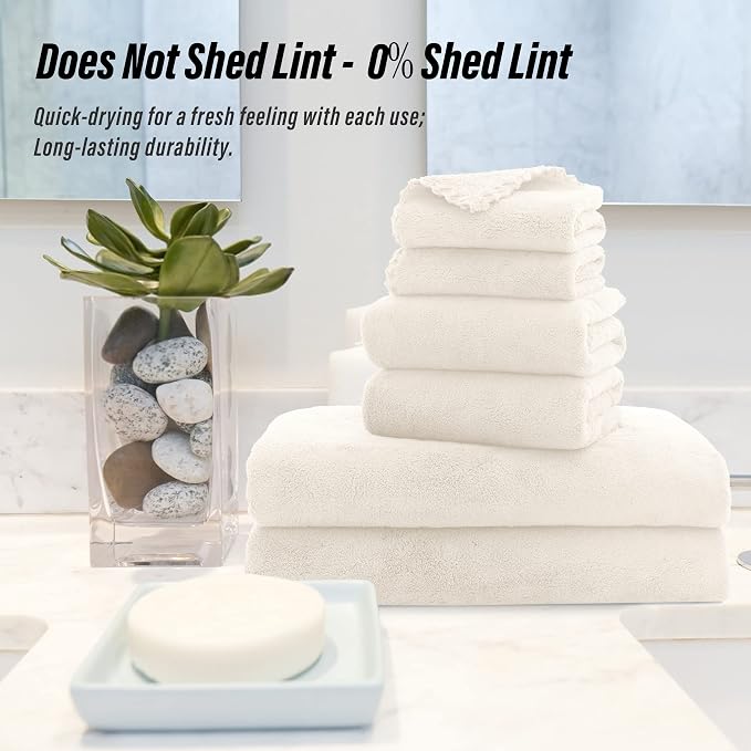 MOONQUEEN Ultra Soft Towel Set-Quick Drying - Image 5