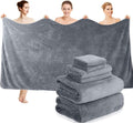 Peryiter Oversized Bath Towels Set of 6 by Peryiter