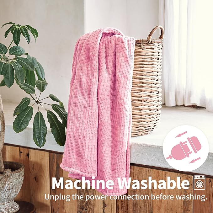 Texciting Heated Blanket Electric Blanket Throw 50”X60”-Heating Throw - Image 6