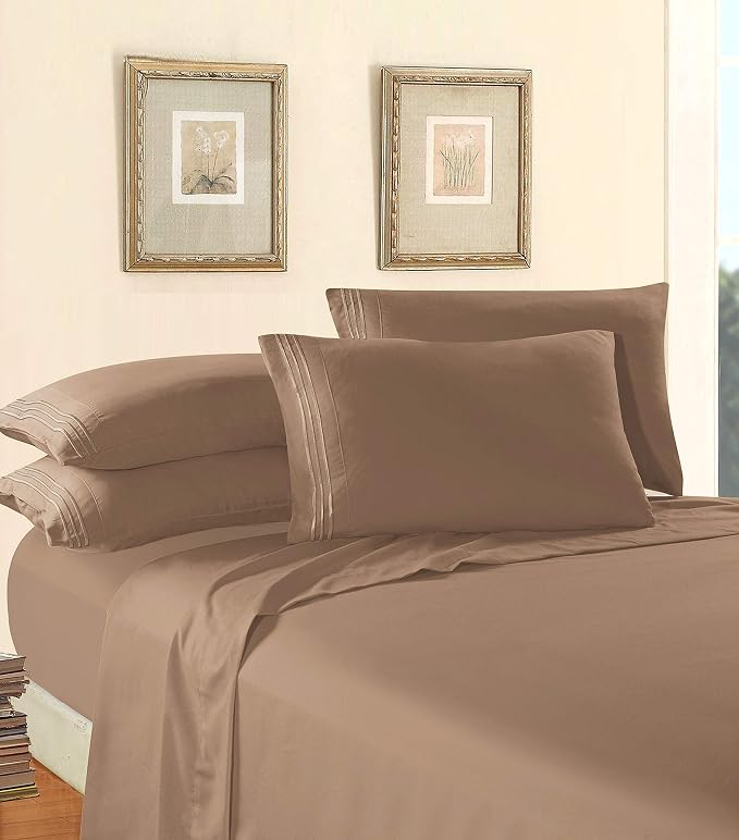 Elegant Comfort Luxury Soft 1500 Premier Egyptian 4-Piece Premium Hotel Quality - Image 4