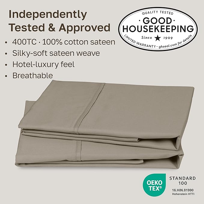 California Design Den Standard Queen Size Pillowcase Set - Image 2