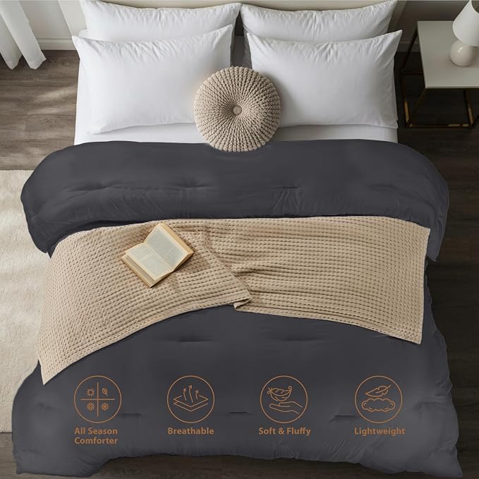 Utopia Bedding Comforters King Size, All Season Duvet Insert, Down Alternative - Image 6