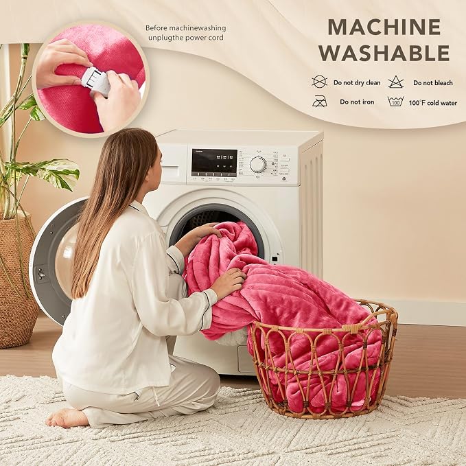 Homemate Electric Heated Blanket Twin - Image 7