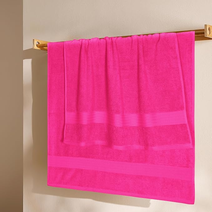 GLAMBURG Premium Cotton 4 Pack Bath Towel Set - Image 3