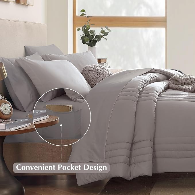 Monbix Queen Comforter Set - Image 4