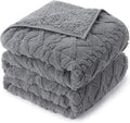 Weighted Blanket for Adults Twin Size 15 lbs, Dual Sided Soft Fuzzy Jacquard by Home