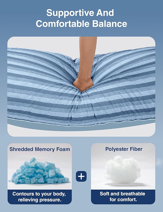 ZonLi Cooling Body Pillow for Adults, Breathable Cooling Fabric - Image 7