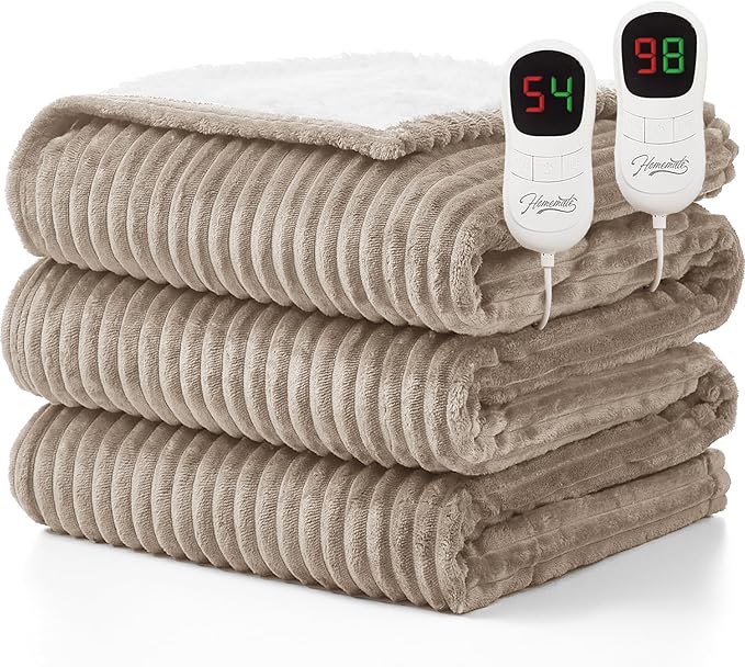 Homemate Electric Heated Blanket Queen Size by Homemate