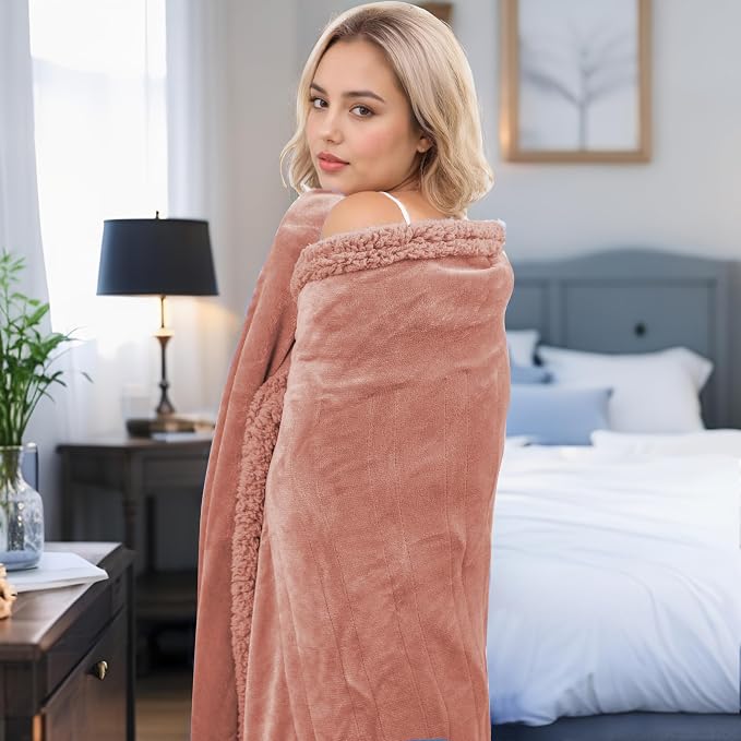 Electric Heated Blanket Throw Size 50" x 60" - Image 8