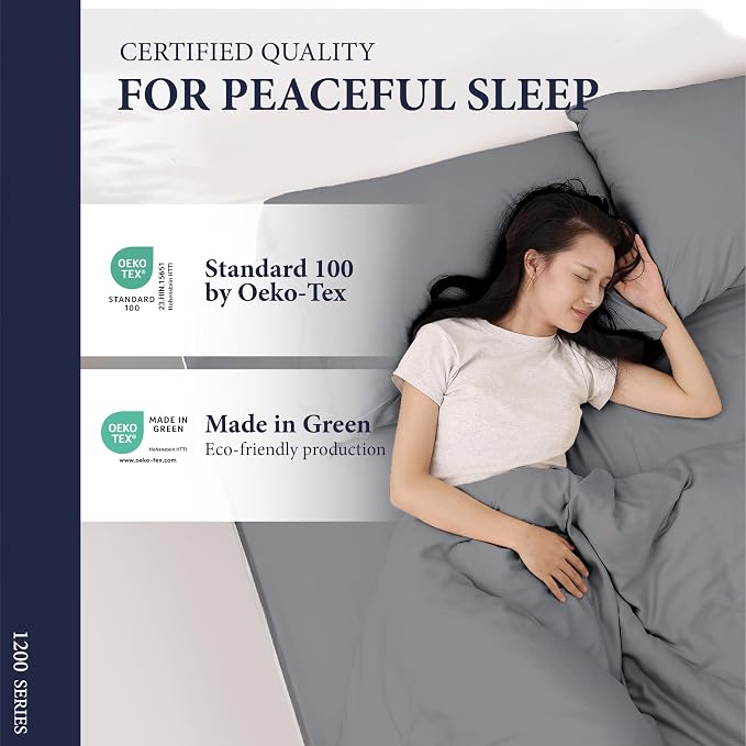 100% Egyptian Cotton Sheets California King Size - Image 6