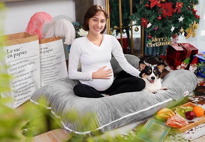 Meiz Pregnancy Pillow, U Shaped Full Body Pillow, Pregnancy Pillows - Image 5