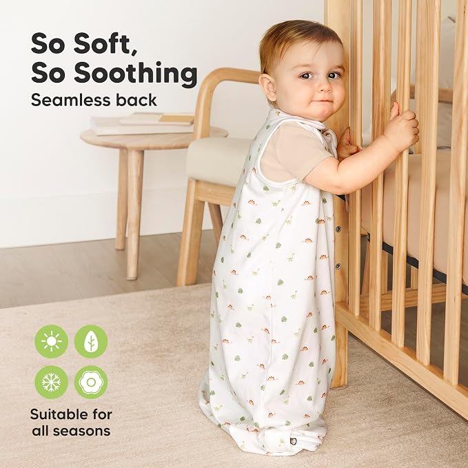 2-Pack Organic Baby Sleep Sacks, 100% Cotton - Image 4