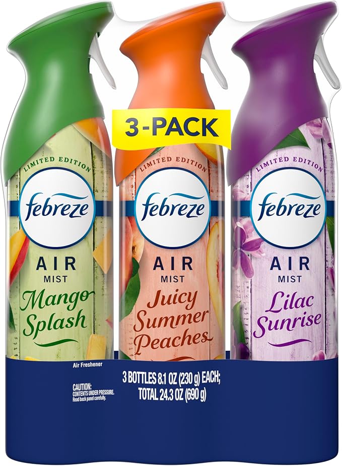Febreze Air Mist, Air Freshener, Odor Fighting Room Spray, Deodorizer - Image 10