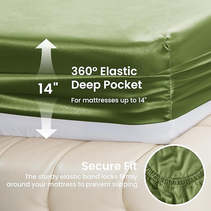 Love's cabin Satin King Sheet Sets - Image 4