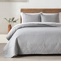 HORIMOTE HOME Grey King Size Quilt Set by HORIMOTEHOME