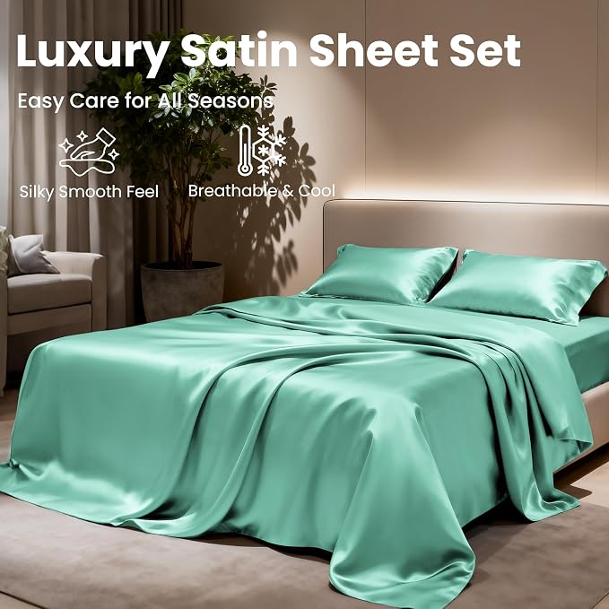 Love's cabin Satin King Sheet Sets - Image 8