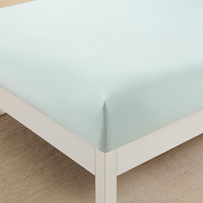 Queen Fitted Sheet Only with Full Elastic & Built in Corner Sheet Straps to - Image 3