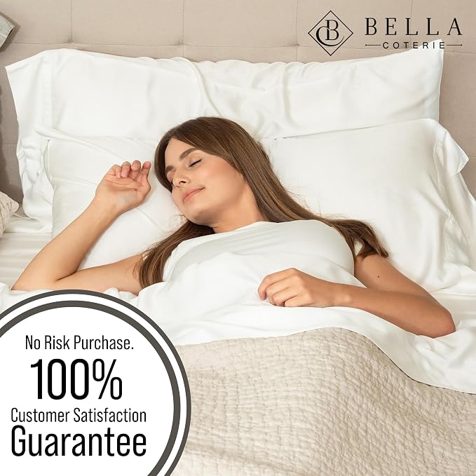 Bella Coterie | Luxury Bamboo Viscose Standard Size Pillowcase Set | 100% - Image 5