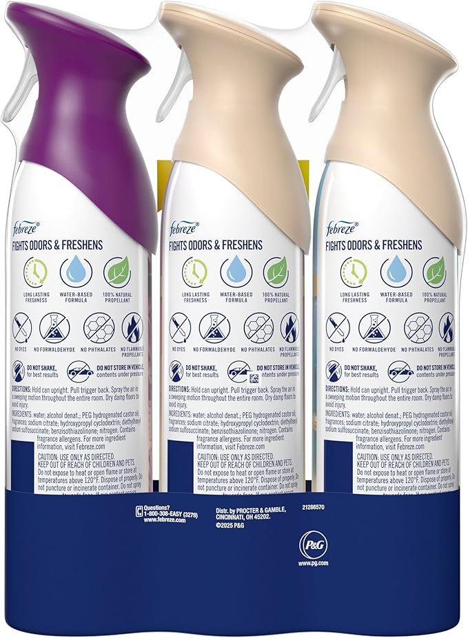 Febreze Air Mist, Air Freshener, Odor Fighting Room Spray, Deodorizer - Image 13