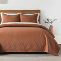 HORIMOTE HOME Burnt Orange King Size Quilt Set by HORIMOTEHOME