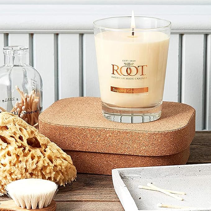 Root Candles Scented Candles Honeycomb Beeswax Blend Premium Handcrafted Candle - Image 3