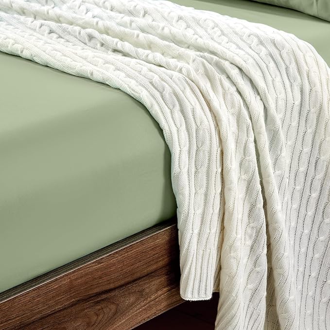 FreshCulture King Fitted Sheets, Bulk Pack of 6, Deep Pocket, Soft Microfiber - Image 5