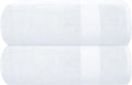 GLAMBURG Premium Cotton Oversized 2 Pack Bath Sheet 35x70-100% Pure Cotton by GLAMBURG