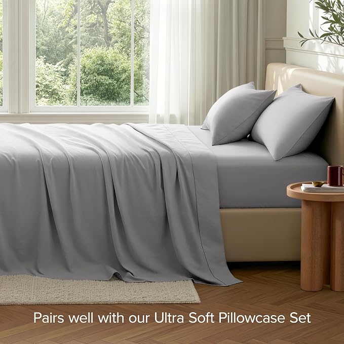 Bare Home Full Flat Sheet - Image 7