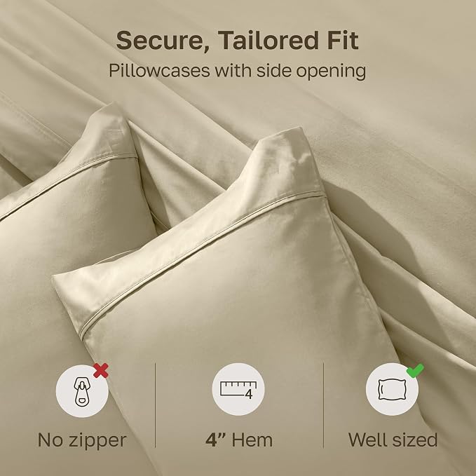 California Design Den Standard/Queen Size Pillowcase Set - Image 4