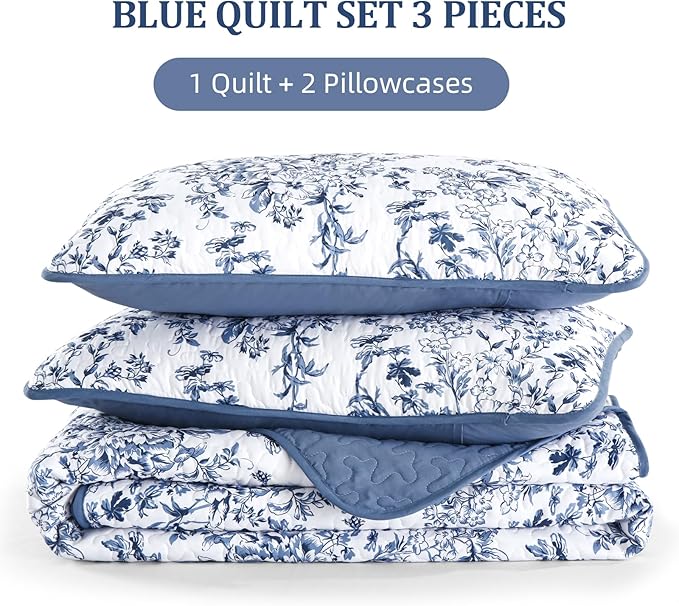 WONGS BEDDING Quilt Queen Size, Botanical Quilts - Image 7