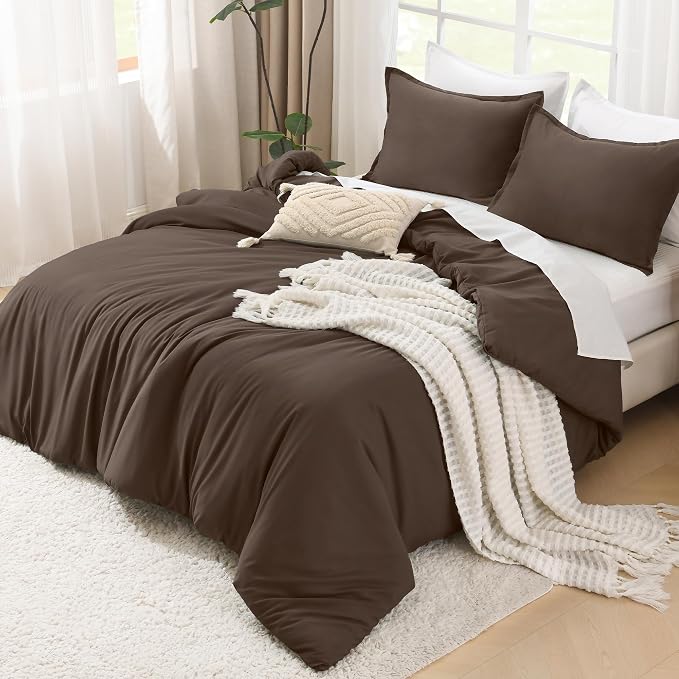 Litanika Chocolate Comforter California King Size, 3 Pieces Cal King - Image 4