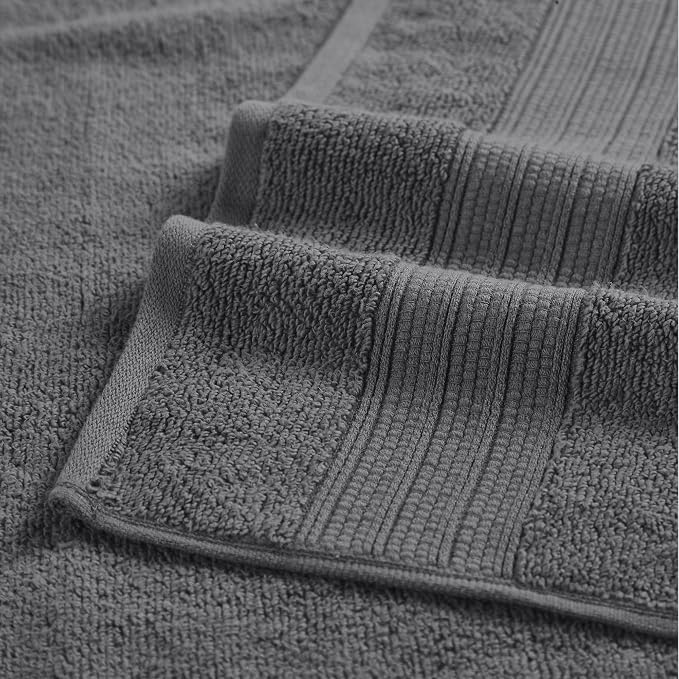 Modern Threads 6-Piece Towel Set – 100% Cotton, Quick Dry, Ultra Absorbent – - Image 2