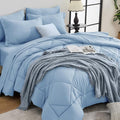 HEVUMYI Light Blue Queen Comforter Set by HEVUMYI