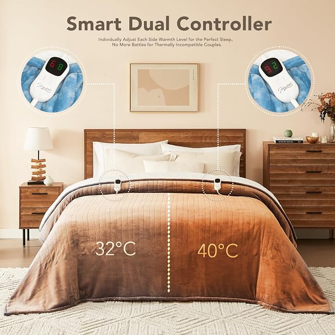 Homemate Electric Heated Blanket Twin - Image 6