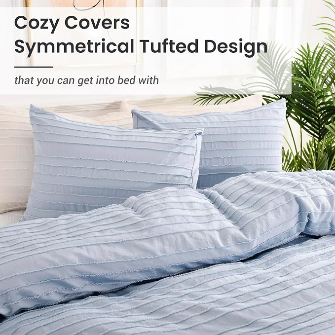 NEXHOME PRO Duvet Cover Queen, Soft and Lightweight 100% Washed Microfiber - Image 6