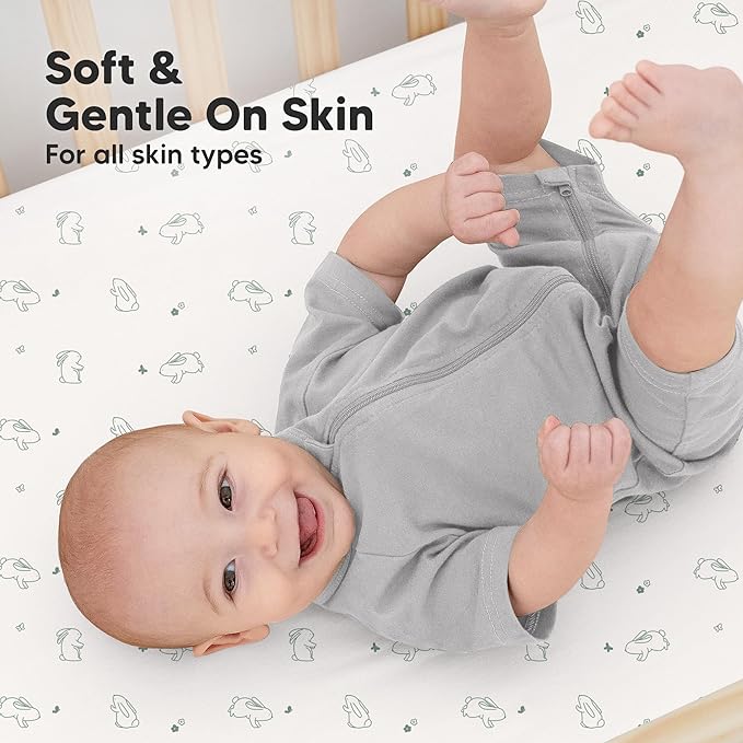 KeaBabies 2-Pack Organic Crib Sheets - Image 4
