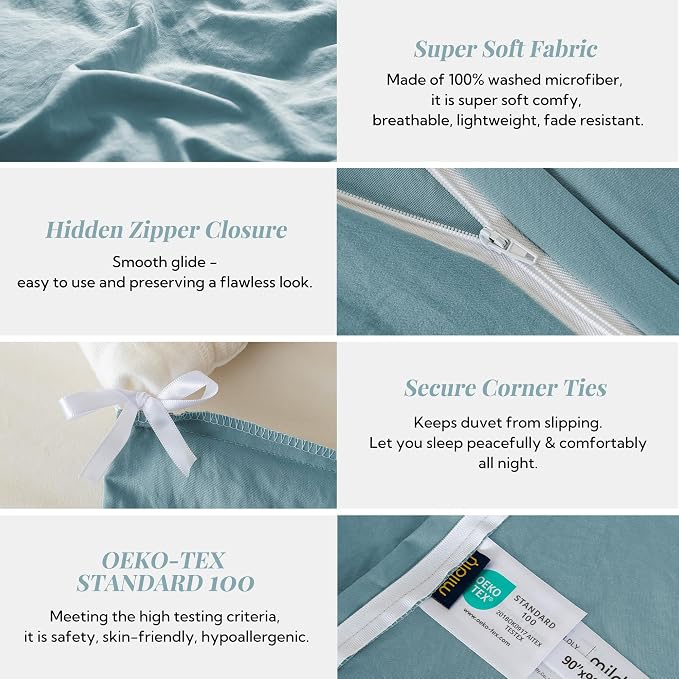 MILDLY Super Soft Duvet Cover 2pcs - Image 5