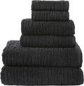 SKL Home CloudSoft 100% Cotton Luxury 6-Piece Towel Set, 600 GSM, Ultra Plush & by SKLHomebySaturdayKnightLtd
