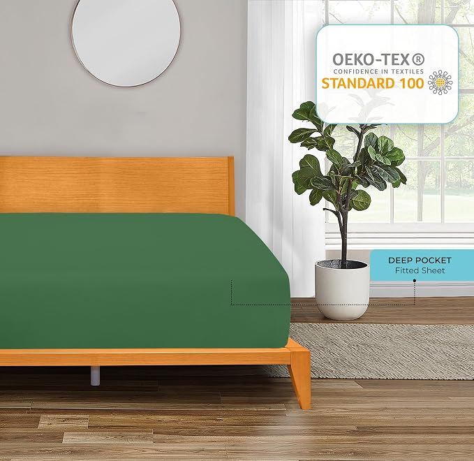 Royale Linens Fitted Sheet Full - Image 7