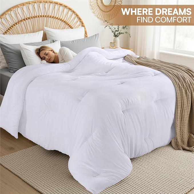 Utopia Bedding All Season Down Alternative Quilted Twin XL Comforter, Duvet - Image 3