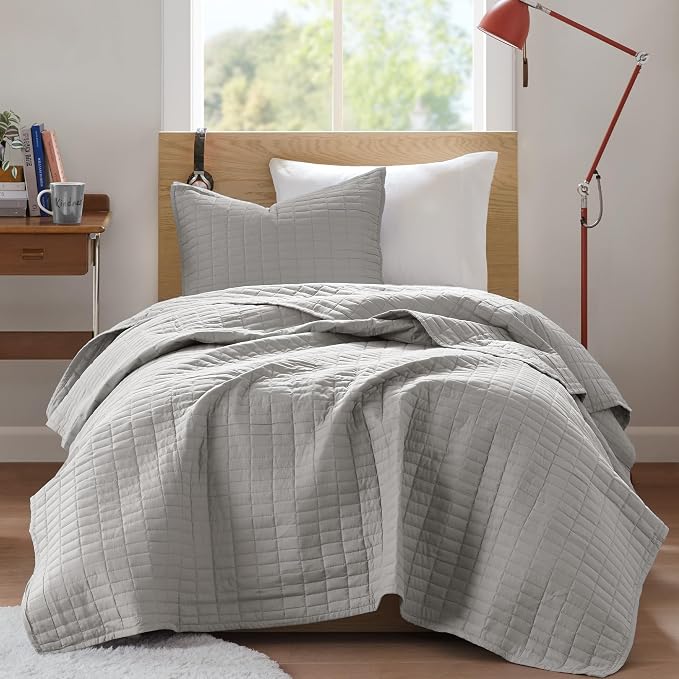 Comfort Spaces Kienna Quilt Set- Double Sided Stitching Design Summer Blanket - Image 2