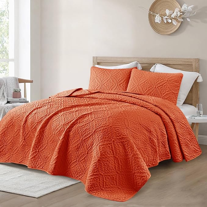 Exclusivo Mezcla California King Quilt Bedding Set, Lightweight Soft Bedspreads - Image 2