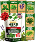 HOME GROWN 6 Herb Seeds for Planting 2, 650+ Non-GMO Heirloom Seeds | Extra by HOMEGROWN