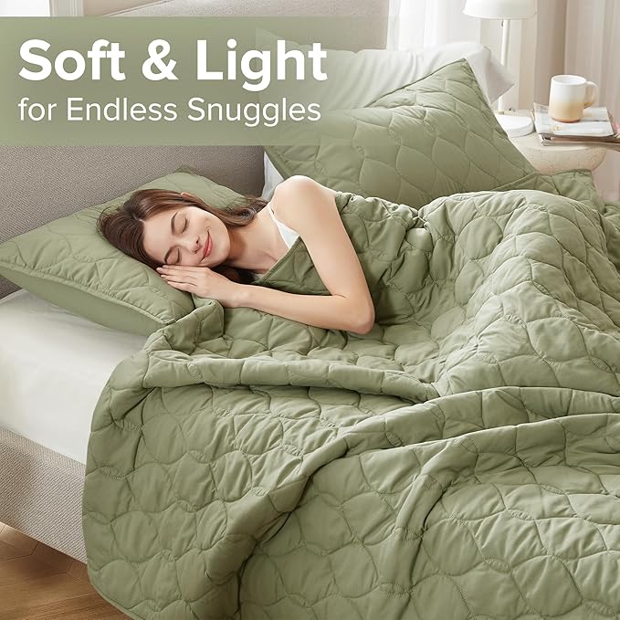 Comfort Spaces King Quilt Set Modern Reversible Ogee Coverlet King Bedding Set - Image 6